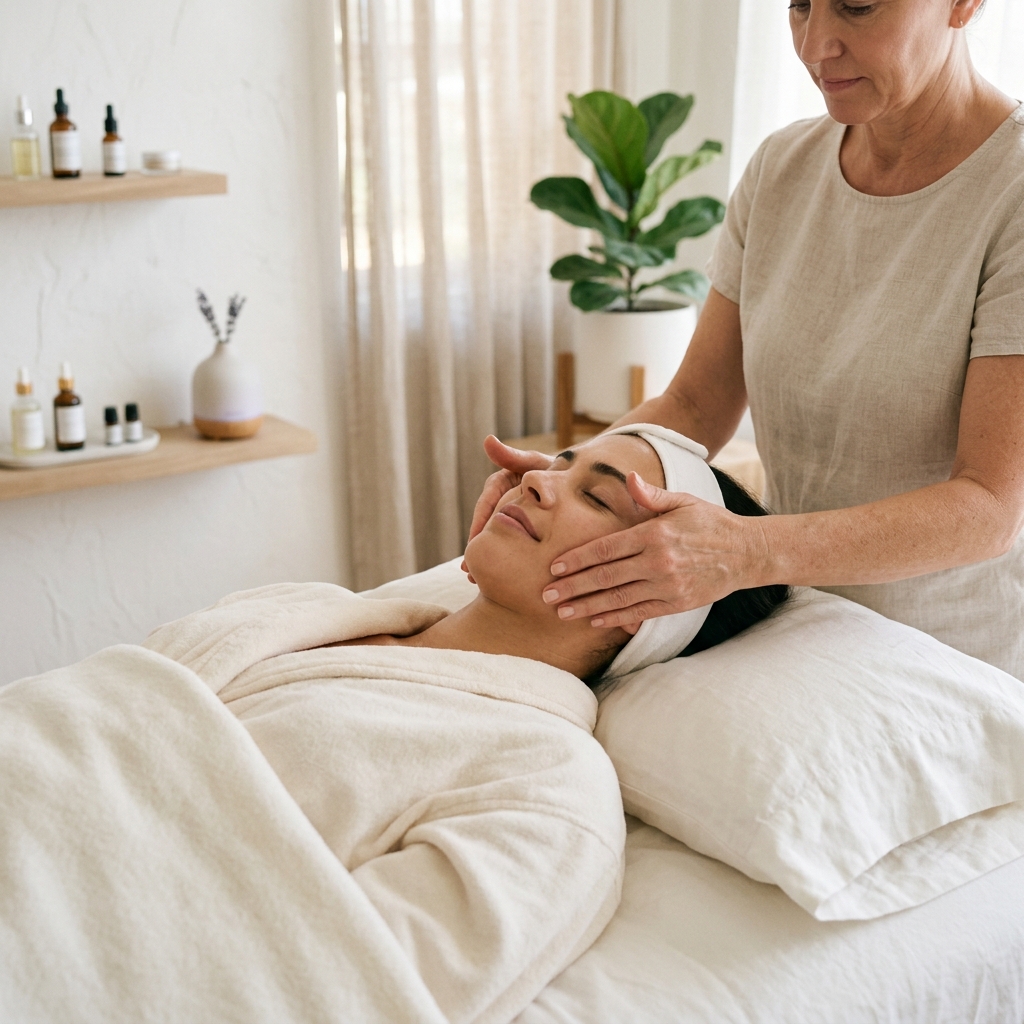 Lymphatic Face Massage